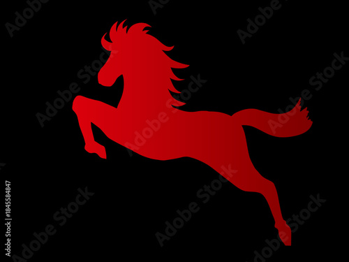  馬, 年賀状, 和風, 和柄, 新年, 動物, クリスマス, うま, ベクター, イラスト