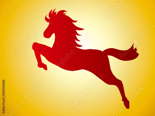  馬, 年賀状, 和風, 和柄, 新年, 動物, クリスマス, うま, ベクター, イラスト