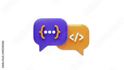 Coding Chat Bubbles: Communication Concept