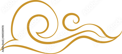 Chinese Cloud Line Art Decorative Ornament