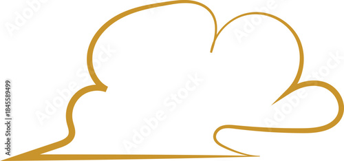 Chinese Cloud Line Art Decorative Ornament