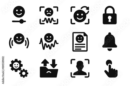 Icon bell icons calibration vector emotion scanner override setting privacy toggle range