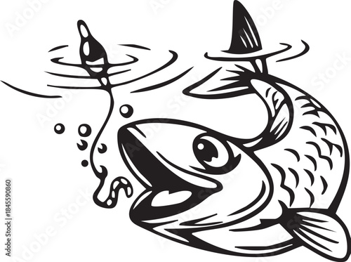 Fish hook Fishing Rods Recreational fishing, Fishing, vertebrate, monochrome png