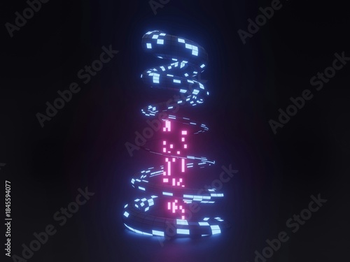 abstract christmas tree