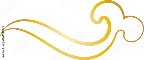 Chinese Cloud Line Art Decorative Ornament