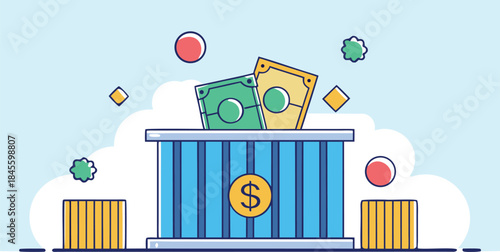Investment Strategy Abstract Business Vector Design