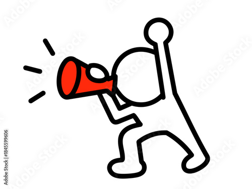 応援する人　透過