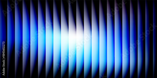 Blue shades pink abstract blurred gradient mesh with light lines vector background