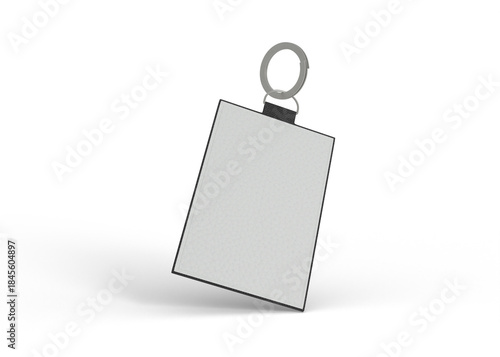 Keychain Tag Mockup for Branding and Logo Design