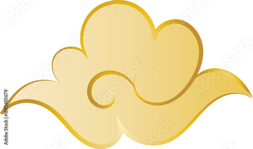 Chinese Cloud Line Art Decorative Ornament