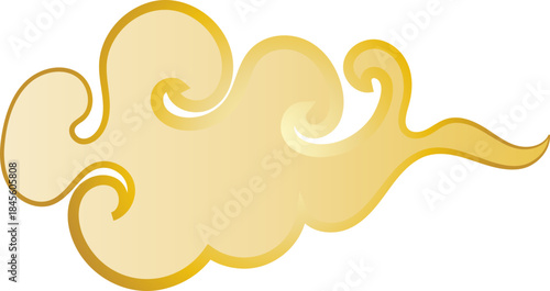 Chinese Cloud Line Art Decorative Ornament