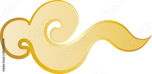 Chinese Cloud Line Art Decorative Ornament