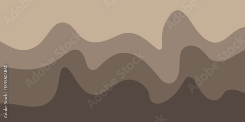 abstract creative ash color minimalist wavy design for background.