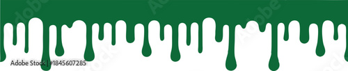 Dripping Liquid green color. icons designed with simple green lines on a white background.  caramel and sweet sugar sauce melting and leaking. Paint splash, grunge liquid drop splashes, 