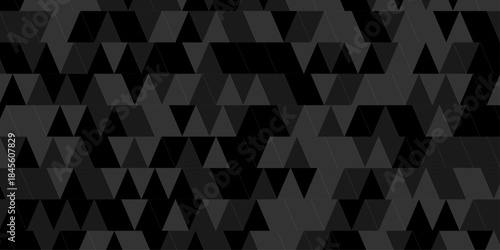 Abstract low polygon cubic black gray design. vector poly triangle texture geometric pattern triangular. geometric wall tile and metal cube background triangle wallpaper design.