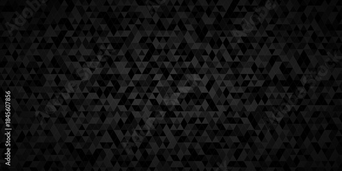 Abstract low polygon cubic black gray design. vector poly triangle texture geometric pattern triangular. geometric wall tile and metal cube background triangle wallpaper design.
