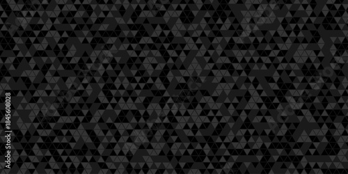 Abstract low polygon cubic black gray design. vector poly triangle texture geometric pattern triangular. geometric wall tile and metal cube background triangle wallpaper design.