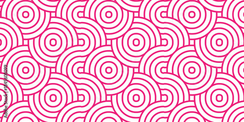 Vector minimal overlapping pink paper. overlap fabric floral ornament fashion. abstract pattern creative textile design. seamless diamond geometric tiles background.