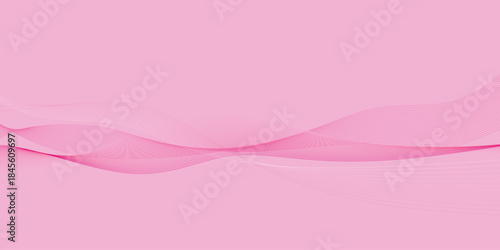 Abstract background with pink wavy lines. magenta wave background illustration. Curved wave. Abstract wave element for design	
