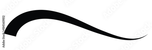 Swoosh line vector, underline swish, stroke swash swirl, curly hand drawn text calligraphic brush tail, black fireworks icon set. illustration in eps 10.