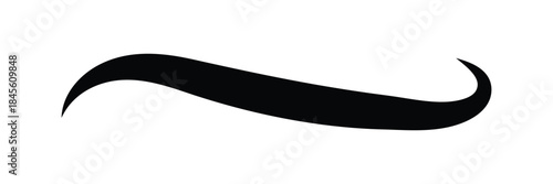 Swoosh line vector, underline swish, stroke swash swirl, curly hand drawn text calligraphic brush tail, black fireworks icon set. illustration in eps 10.