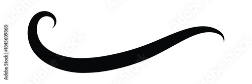 Swoosh line vector, underline swish, stroke swash swirl, curly hand drawn text calligraphic brush tail, black fireworks icon set. illustration in eps 10.