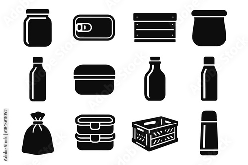 Icon bamboo vector cork silicone wooden stoppered packaging bottle icons eco glass