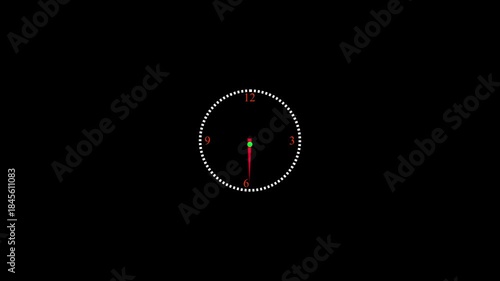 A racketeering reader  and black clock icon symbolise a business target with limited time