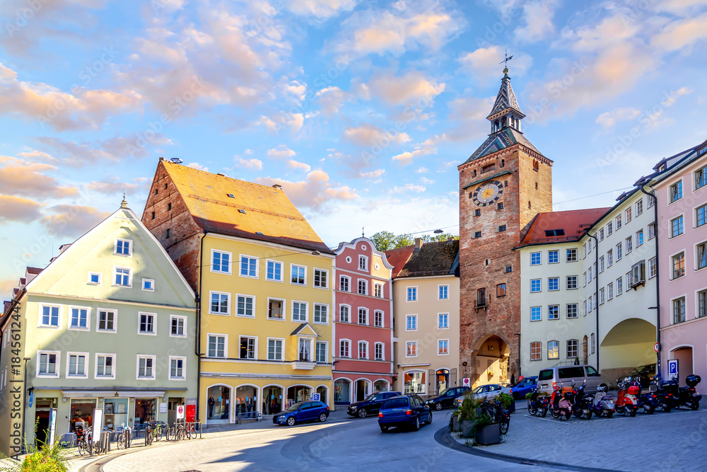 Fototapeta premium Altstadt, Landsberg am Lech, Deutschland
