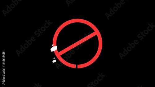 Ramadan Fasting Symbol Icon Animation