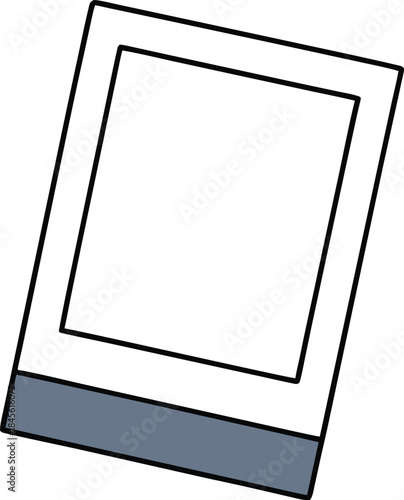 Polaroid Photo Blank Instant Frame Transparent Background