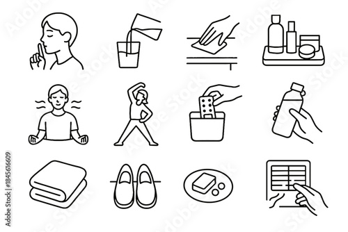 Moment icon vector makeup tidy icons check fold minimalist soft habit blanket