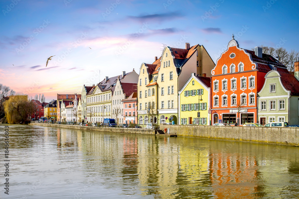 Obraz premium Altstadt, Landshut, Deutschland 