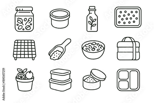 Rack cooling tin vector tray meal seasoning icon eco chopped scoop fruit