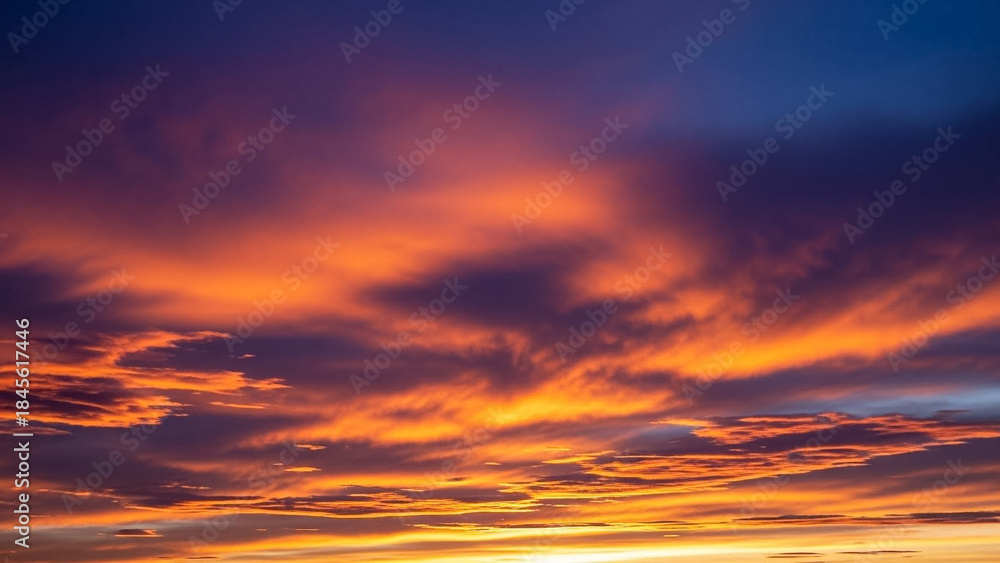 Obraz premium unset cloud texture