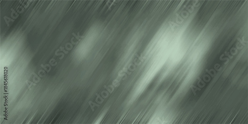 Abstract background with diagonal streaks of muted green and grey creating a brushed metal or painted effect with soft light reflections and a sense of motion suitable for modern design