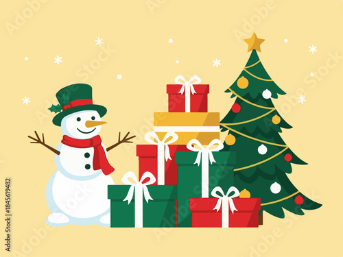 Three wise men in traditional robes holding gifts under starry night sky