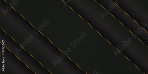 Abstract background with dark gray and gold accents. Diagonal lines intersect a textured background creating a modern, sophisticated feel. The gold lines add a touch of elegance