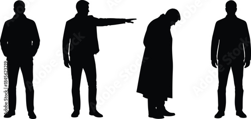 Extremely massive vector silhouette bundle featuring romance, sports, Santa Claus, dancers, workers, urban architecture, and diverse action, emotion, and communication gestures for design