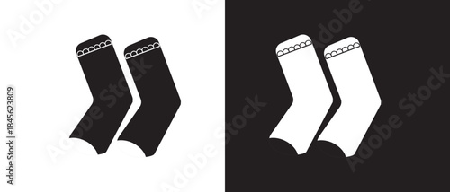 Socks Icon, set of socks icon, Two Socks Vector.