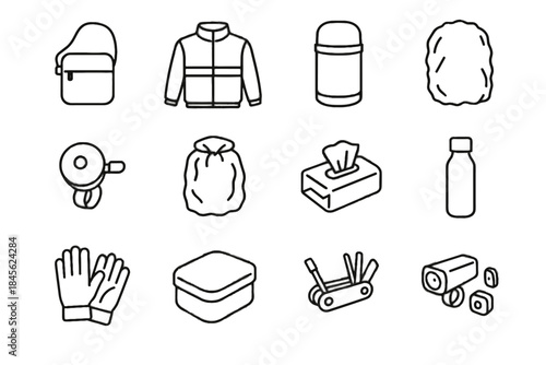 Icon lights commuter multitool jacket crossbody hydration bike shield urban icons reusable