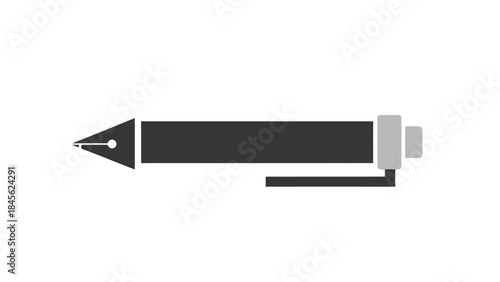 Vector Illustration of a Fountain Pen