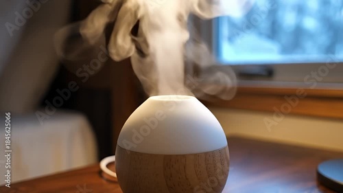 Aromatherapy Diffuser in Action - Creating a Relaxing Atmosphere.