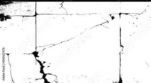 Crack wall old stock photo. 