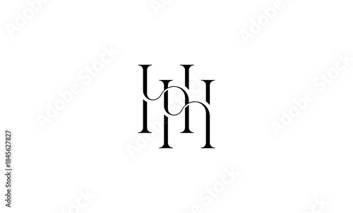 HH initial letter logo or HH monogram
