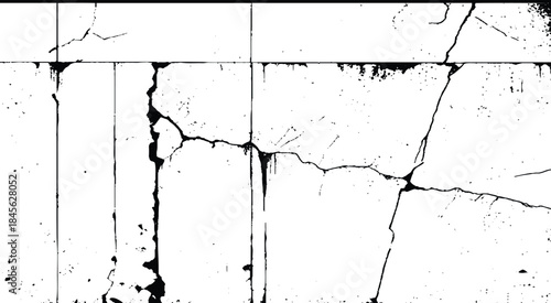 Crack in the Wall stock photo