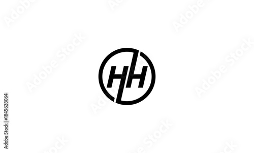 HH initial letter logo or HH monogram