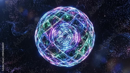 Energetic Plasma Sphere - A Mesmerizing Display of Light and Energy.