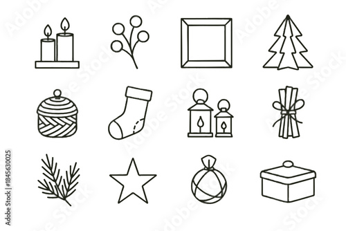 Minimalist icons wooden small set vector trinket basket icon duo ball box