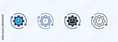 Efficiency Multiple Style Icon Collection